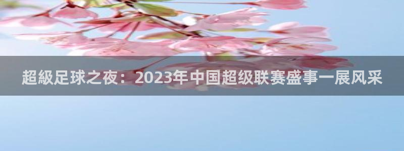超級足球之夜：2023年中国超级联赛盛事一展风采